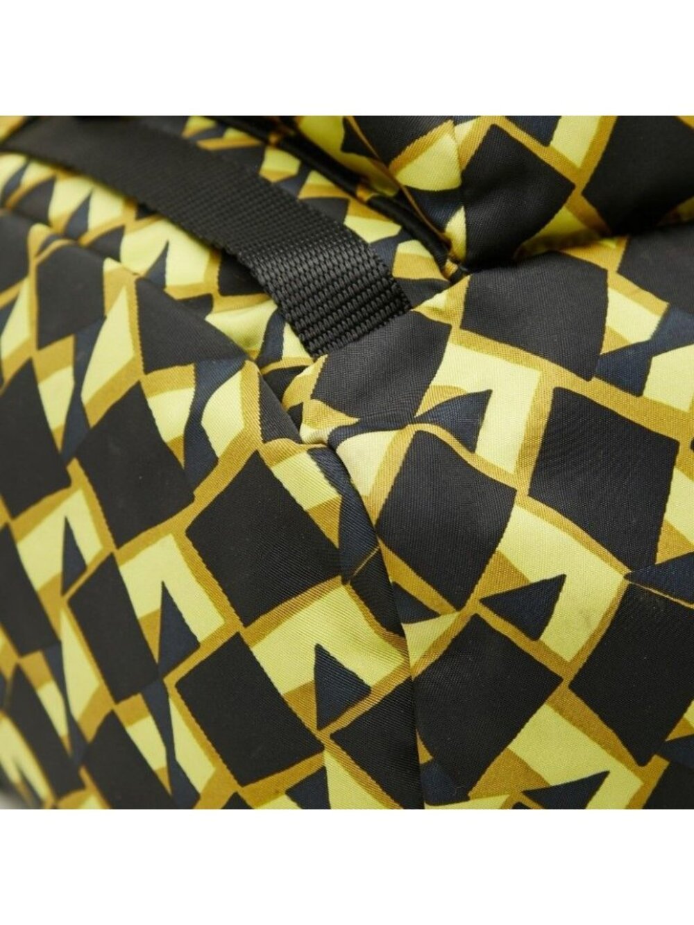 Prada Backpack Black Yellow Green Nylon - Picture 5 of 9